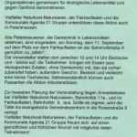 Tafeln! Für Bio gegen Gentechnik