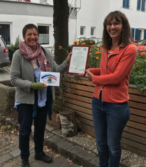 Kindergarten der Aktiven Schule Petershausen erhält die offizelle Auszeichnung zur „Eine Welt Kita: fair und global““